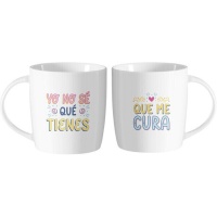 Tasse de 350 ml Je ne sais pas ce que vous avez qui me guérit - 2 unités