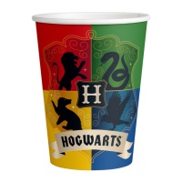 Gobelets Harry Potter Hogwarts de 250 ml - 8 unités