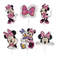 Décorations en papier pour gâteau Minnie Mouse - Dekora - 30 unités