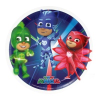 Assiettes PJ Masks de 18 cm - 8 unités