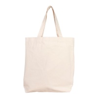 Sac en coton personnalisable avec poche latérale de 38 x 40 x 10 cm - 1 unité