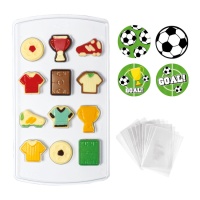 Kit chocolats football - Décorer - 40 pièces