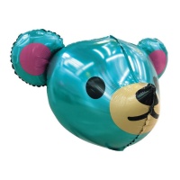 Ballon tête d'ours en peluche de 66 cm