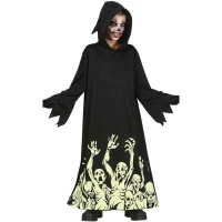 Costume de la mort avec zombies pour enfant