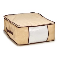 Housse de rangement pour vêtements de 45 x 45 x 20 cm naturelle