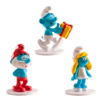 Figurine pour gâteau des Schtroumpfs assortie de 5,5 cm - Dekora - 1 unité