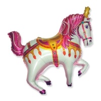 Ballon Cheval de Carrousel de 98 x 90 cm - Conver Party