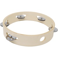 Tambourin de 20 cm en bois ouvert