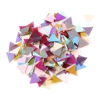 Paillettes triangles multicolores - 15 g