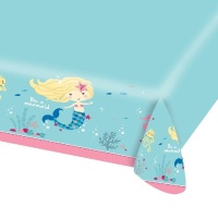 Nappe en papier Be a Mermaid de 1,75 x 1,15 m