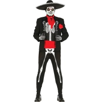 Déguisement de squelette Catrina pour jeunes