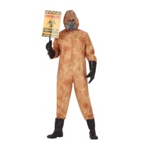 Costume de zombie radioactif pour adulte