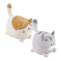 Peluche de chat assorti de 11 cm - 1 unité