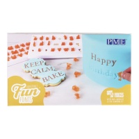 Kit de tampons de lettres Font 2 - PME - 52 unités