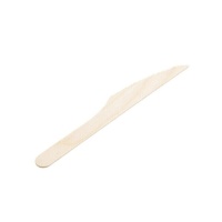 Couteaux en bois de 16 cm - 12 unités