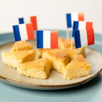 Pics de drapeaux de la France de 6,5 cm - 50 unités