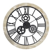 Horloge murale à engrenages de 60 cm - DCasa