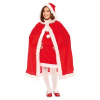 Cape avec capuche de Noël pour enfant de 81 cm