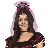 Serre-tête Catrina avec voile