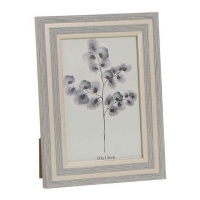 Cadre pour photo de 10 x 15 cm Coquelicot Gris