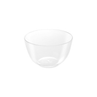 Bol rond en plastique transparent 7,5 x 4,5 cm - 25 unités