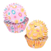 Capsules pour mini-cupcakes de Pâques - PME - 60 unités