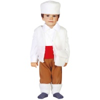 Costume de petit berger avec ceinture rouge pour bébé