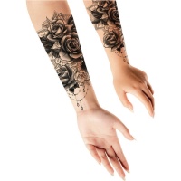 Tatouage temporaire de roses