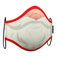 Masque hygiénique réutilisable de Père Noël pour 6 à 9 ans