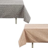 Nappe de 1,80 x 1,40 m en toile à pois - 1 unité