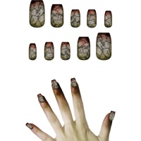 Ongles postiches zombie