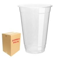 Gobelets de 330 ml en plastique transparent - 1000 unités