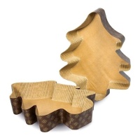 Moule jetable en forme de sapin de Noël de 22,4 x 31,2 cm - Pastkolor - 1 unité