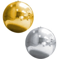 Boule à effet miroir gonflable de 60 cm - 1 unité