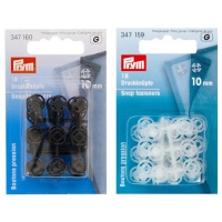 Boutons pression en plastique de 1 cm - Prym - 18 paires