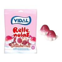 Fraîses à la crème fourrées à la gelée - Vidal - 85 g