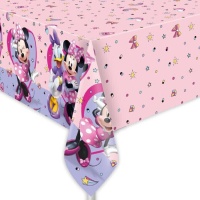 Nappe Minnie et Daisy rose de 1,20 x 1,80 m