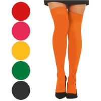 Chaussettes de couleurs unies - 1 paire