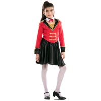 Costume de dompteuse rouge pour fille