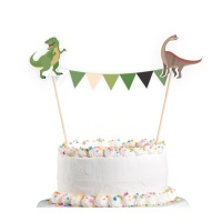 Topper pour gâteau de dinosaures préhistoriques