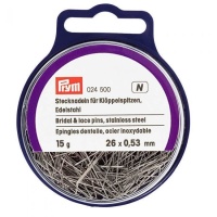 Épingles en acier inoxydable de 26 x 0,53 mm - Prym - 15 g