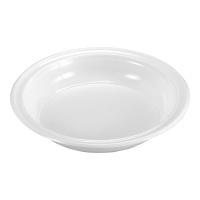 Assiettes en plastique de 20,5 cm profond - 10 unités