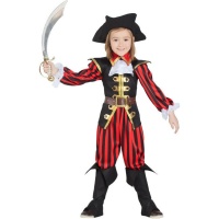 Costume de pirate corsaire anglais élégant pour enfant