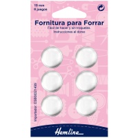 Ensemble pour recouvrir les boutons de 19 mm - Hemline - 5 pièces