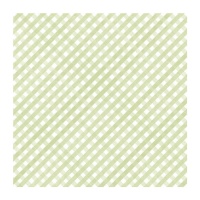 Papier Vellum à carreaux Vichy vert pomme de 30,5 x 30,5 cm - Artis decor - 3 unités