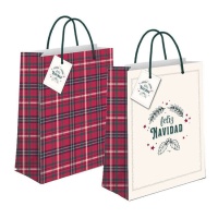 Sac cadeau de 45 x 33 x 10 cm de Classic Christmas - 1 unité