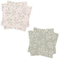 Serviettes à feuilles de 16,5 cm - 20 unités