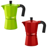 Cafetière italienne 3 tasses fraise ou citron vert - Monix