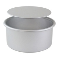 Moule rond en aluminium avec fond amovible de 30 x 30 x 7,5 cm - PME