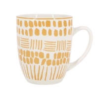 Tasse de 350 ml motif jaune